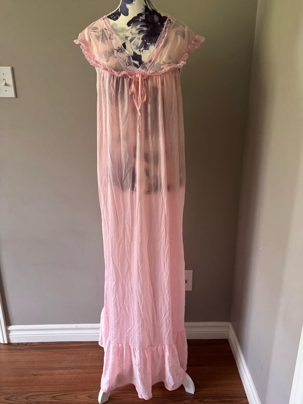 Lot of Vintage Nightgowns In Various Shades of Pink
